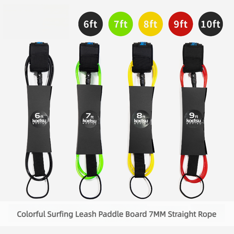 Colorful Surf Leash 7mm, SUP P - Surfboard Leash ulasan dan harga
