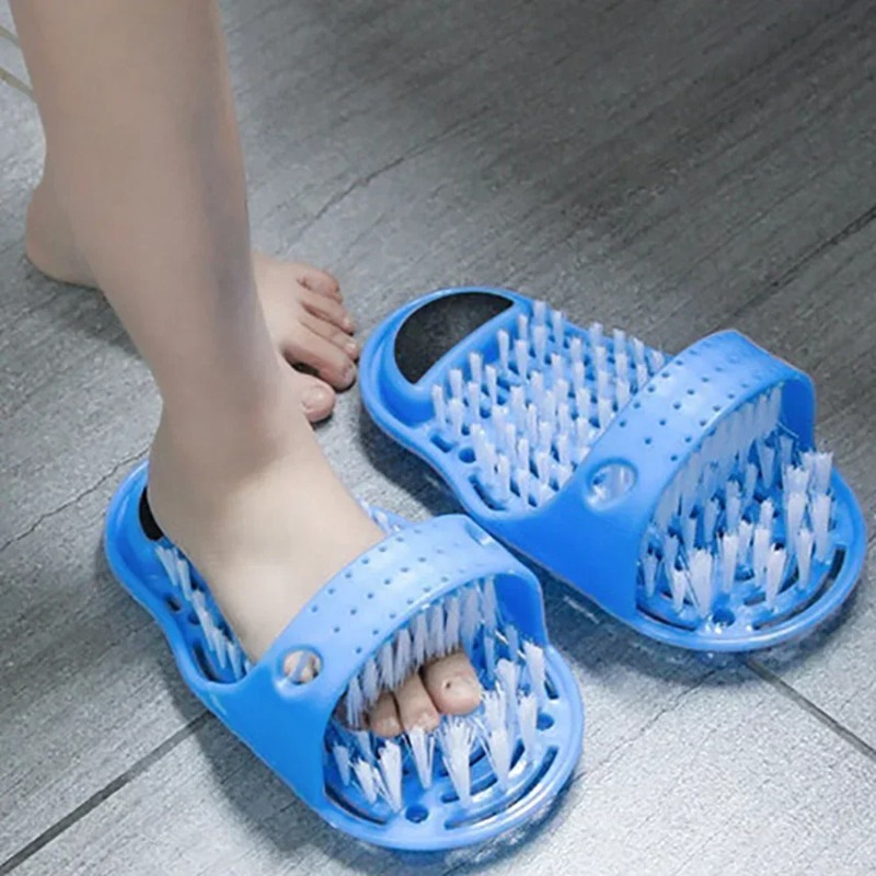 1Pc Shower Foot Scrub Massager - Flippers Swimming ulasan dan harga