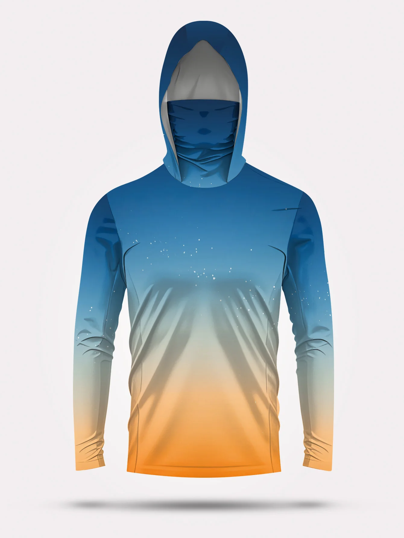 Mens Fishing Shirt Hooded UPF  - Rash Guard ulasan dan harga