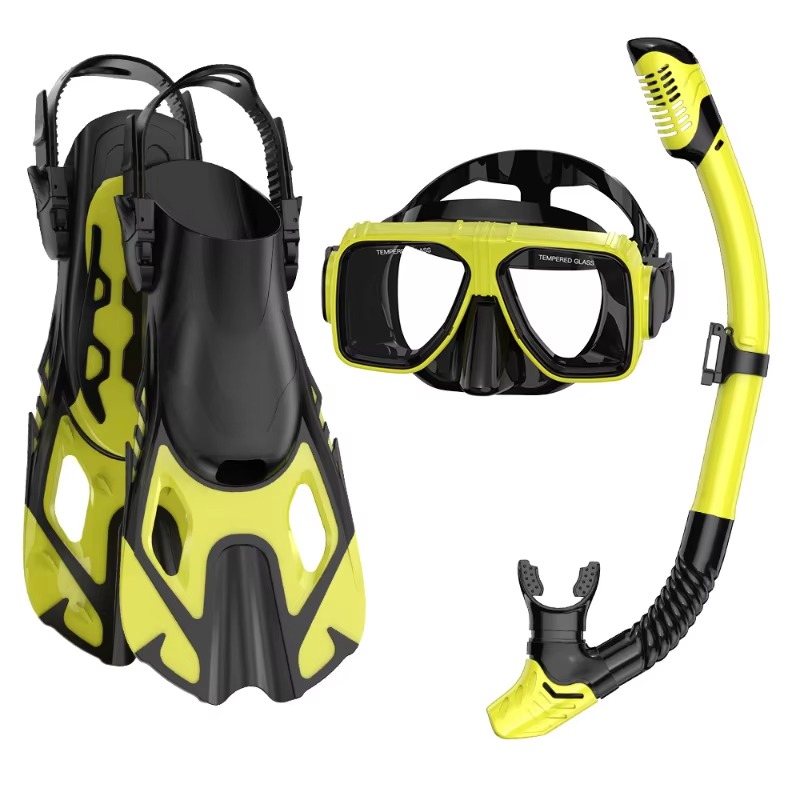 Professional 3-Piece Snorkel D - Snorkel Set ulasan dan harga