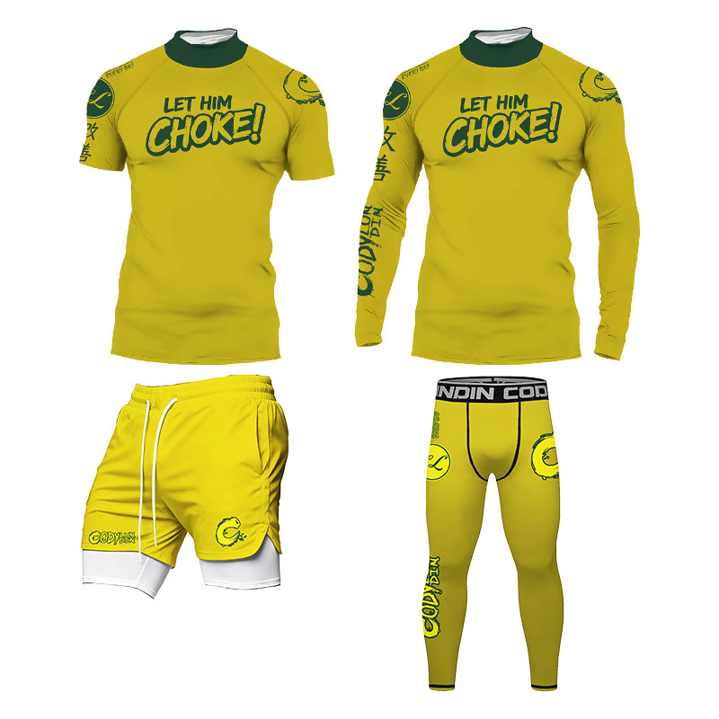 Men BJJ Rashguard Set No Gi Br - Rash Guard ulasan dan harga