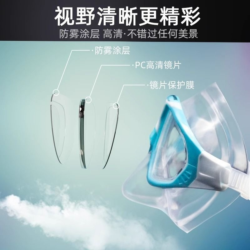 Professional Freediving Mask L - Diving Mask ulasan dan harga