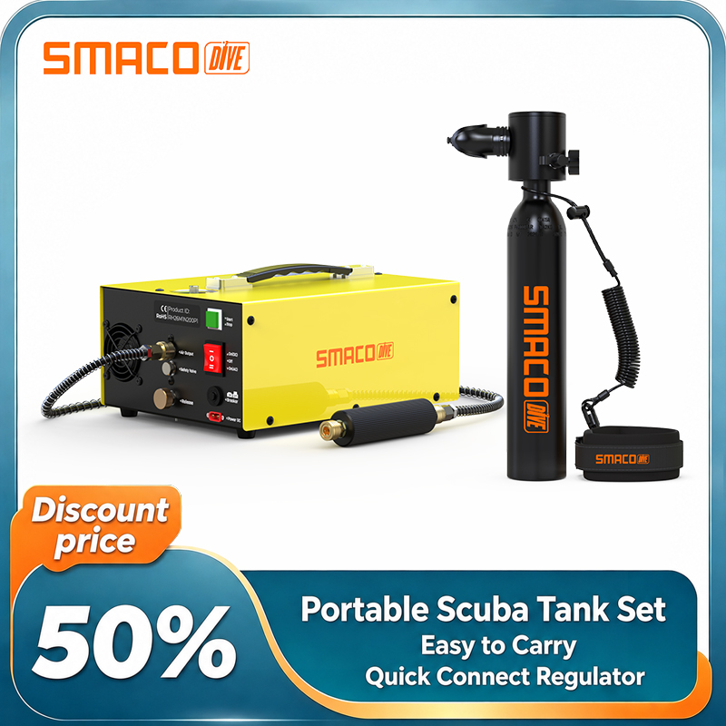 SMACO Mini Scuba Diving Tank S - Snorkel Set ulasan dan harga