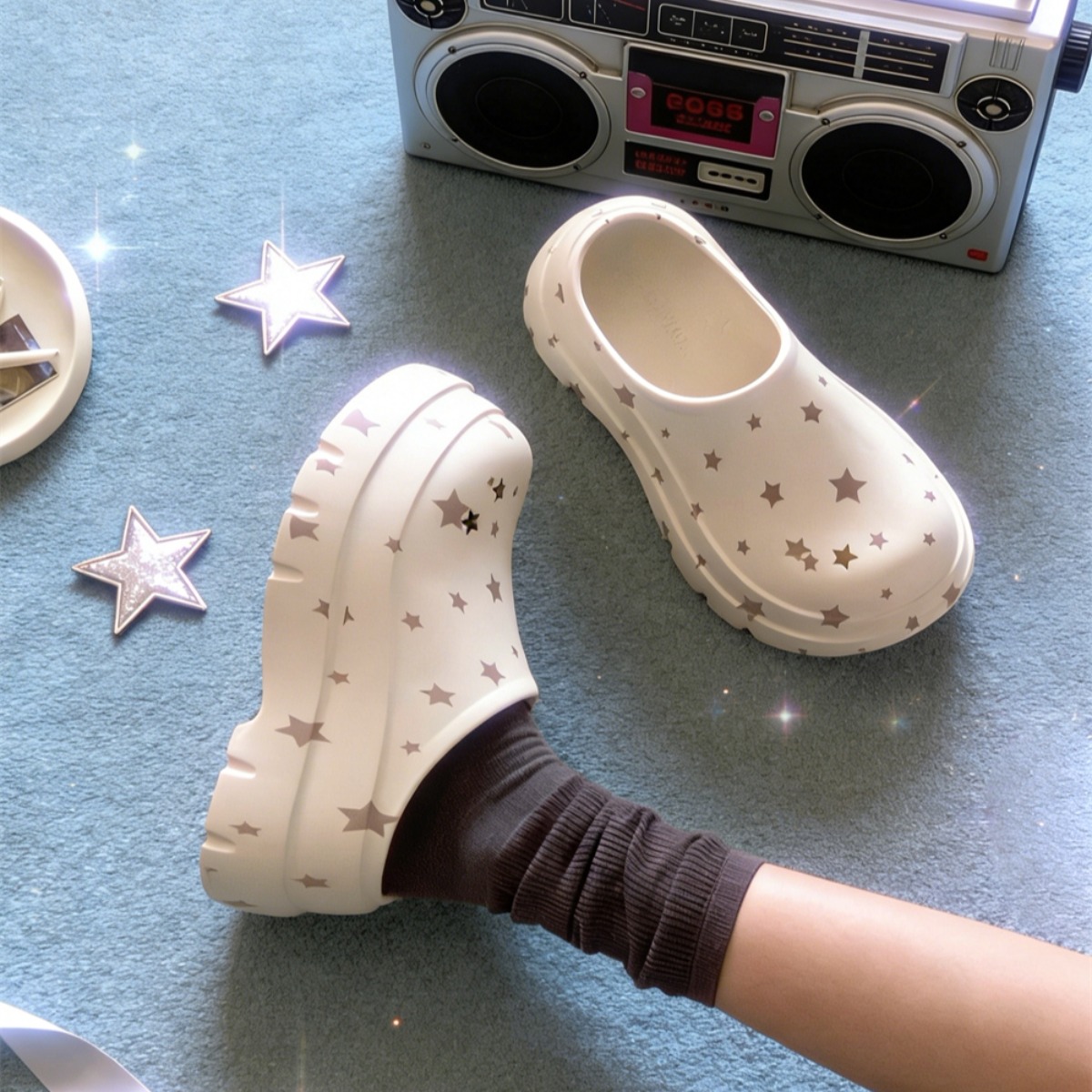 Summer New Platform Slippers f - Water Shoes ulasan dan harga